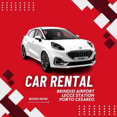 Banner for renting cars