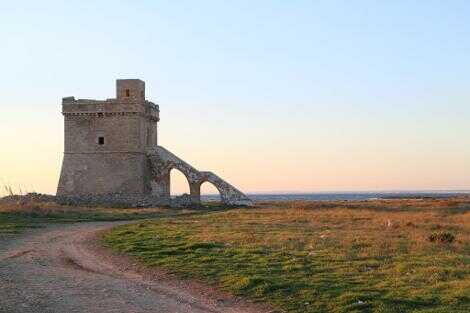 coastal tower in salento
